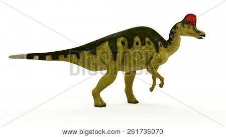 3d rendered illustration of a Hadro Corythosaurus