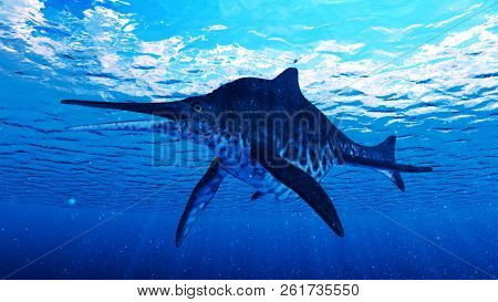 3d rendered illustration of a Shonisaurus