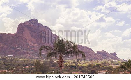 Camelback Mountain range in ,Scottsdale,Phoenix,Arizona,USA