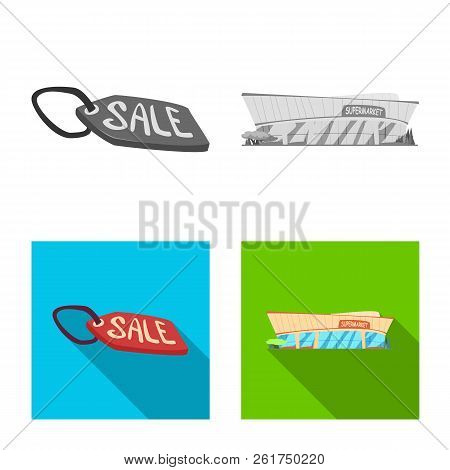 Isolated Object Of Food And Drink Sign. Set Of Food And Store Stock Vector Illustration.