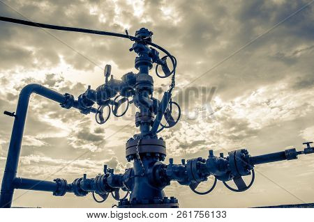 Wellhead With Valve Armature.