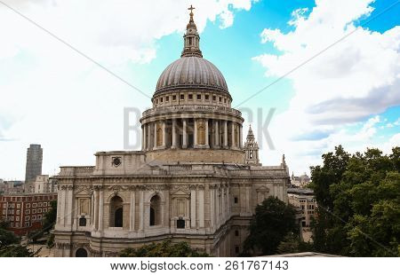 The Famous St Paul's Cathedral , London, United Kingdom.