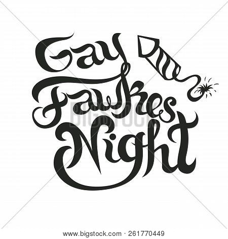 Bonfire Night Invitation Flyer Vector Illustration Poster