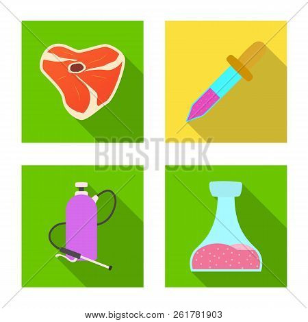 Vector Illustration Of  And  Logo. Collection Of  And  Stock Vector Illustration.