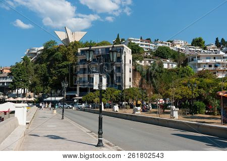 Ulcinj, Montenegro - September 12, 2018. Ulcinj A Historic Town Located On The Southern Coast Of Mon