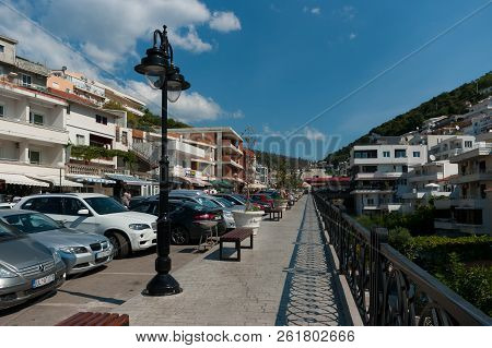 Ulcinj, Montenegro - September 12, 2018. Ulcinj A Historic Town Located On The Southern Coast Of Mon