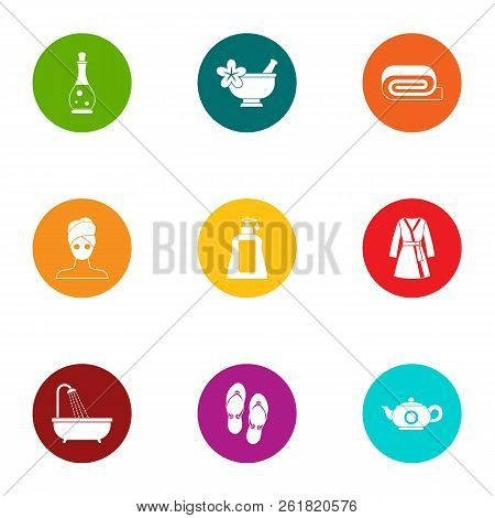 Upkeep Icons Set. Flat Set Of 9 Upkeep Vector Icons For Web Isolated On White Background