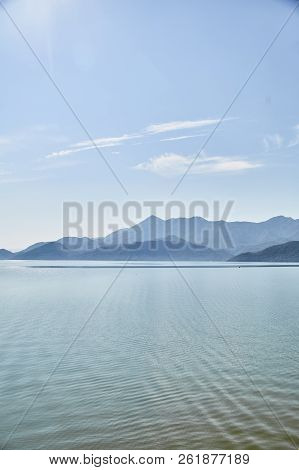 Skadar Lake. National Park. Tourist. Montenegro. Summer