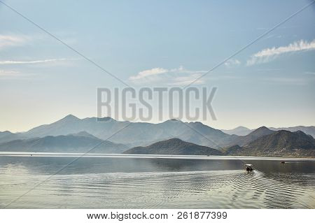 Skadar Lake. National Park. Famous Place. Montenegro. Summer