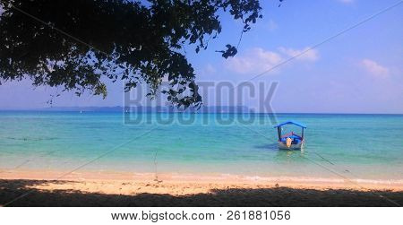 Beach At Neil Island. Sea Beach Andaman Nicobar Island India