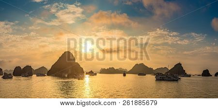 Sunset In Halon Bay, Vietnam