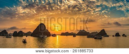 Sunset In Halon Bay, Vietnam