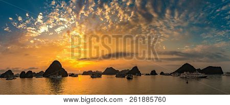 Sunset In Halon Bay, Vietnam