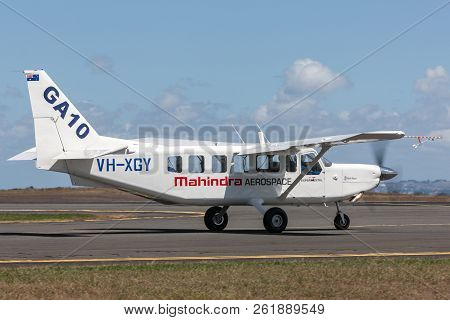 Avalon, Victoria, Australia - March 1, 2013: Mahindra Aerospace Ga10 Airvan (vh-xgy) Single Engine U