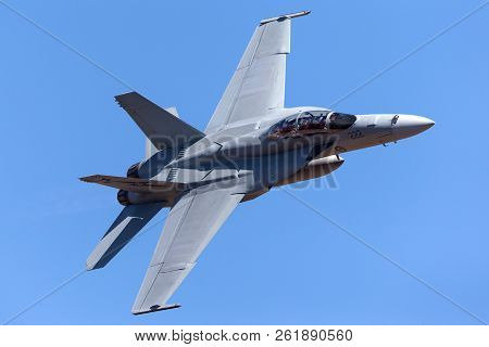 Avalon, Australia - March 3, 2013: Royal Australian Air Force (raaf) Boeing F/a-18f Super Hornet Mul