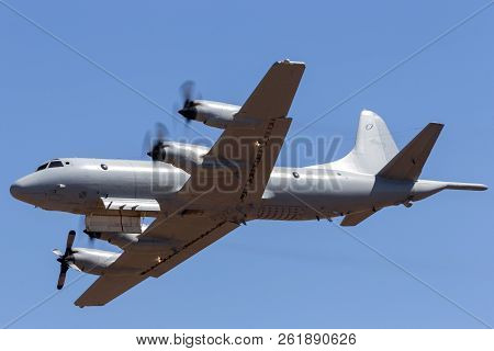 Avalon, Australia - March 3, 2013: Royal Australian Air Force (raaf) Lockheed Ap-3c Orion Maritime P