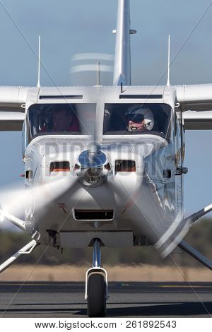 Avalon, Victoria, Australia - March 3, 2013: Gippsland Aeronautics Ga8 Airvan (vh-sxk) Single Engine