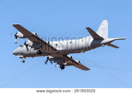 Avalon, Australia - March 2, 2013: Royal Australian Air Force (raaf) Lockheed Ap-3c Orion Maritime P