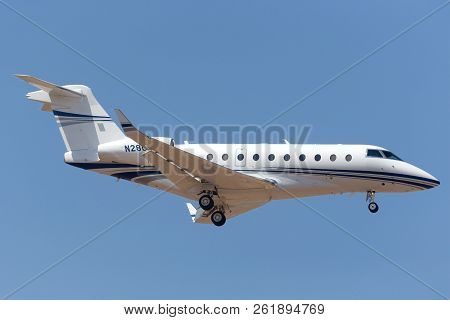 Avalon, Australia - February 25, 2013: Gulfstream Aerospace G280 Twin-engine Luxury Business Jet Air