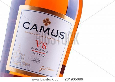 Bottle Of Camus, A Brand Cognac From Cognac, France