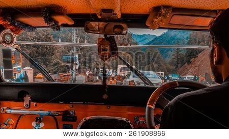 Travelling In Jeep To Lake Saif Ul Maluk, Naran Valley, Khyber Pakhtunkhua, Pakistan 6/26/2018