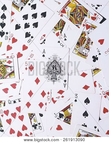 Playing Cards Background - So Many Playing Cards On The Floor