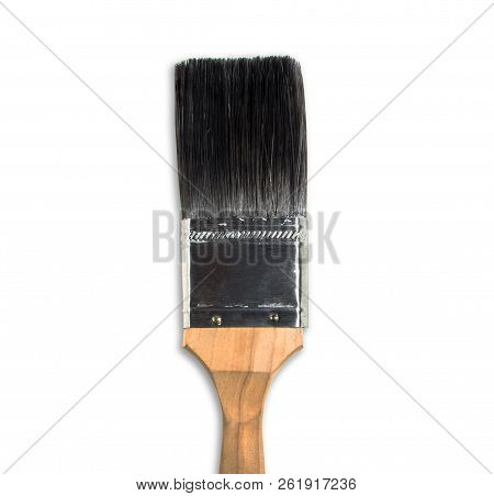 Color Paint Brush Isolate On White Background