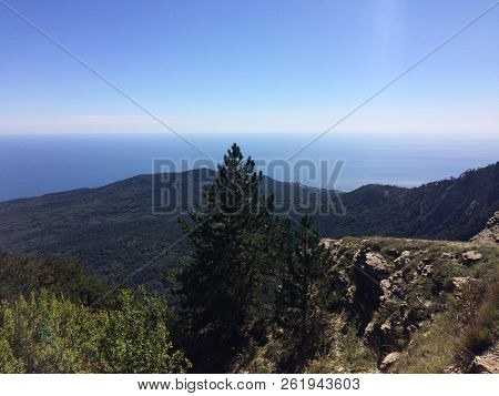 Nature In The Mountains On The Southern Coast Of Crimea. Botkin, Tarakhtashskaya, Miskhorskaya Trail