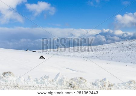 Langjokull Glacier In Iceland