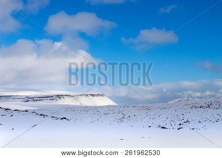 Langjokull Glacier In Iceland
