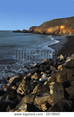 Kalifornie pobřeží Rockaway Beach