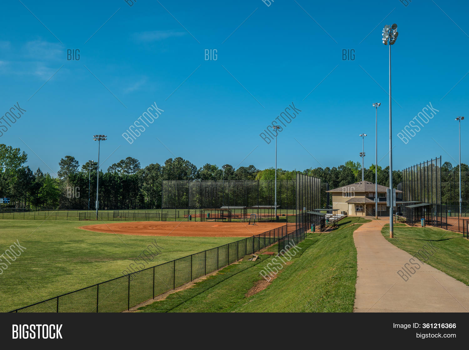 Empty Vacant Baseball Image & Photo (Free Trial) Bigstock