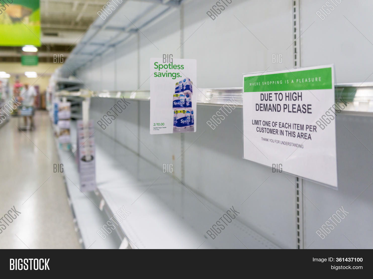 Empty Grocery Store Image & Photo (Free Trial) Bigstock