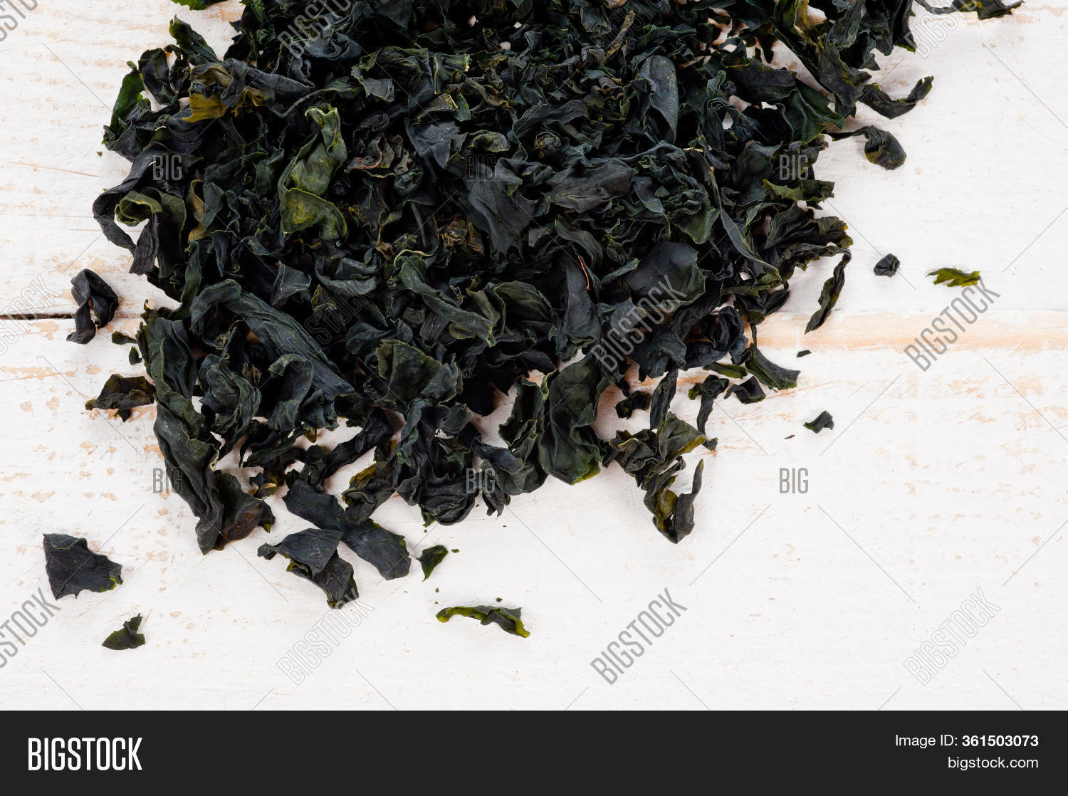 Dried Wakame Seaweed Image & Photo (Free Trial) Bigstock