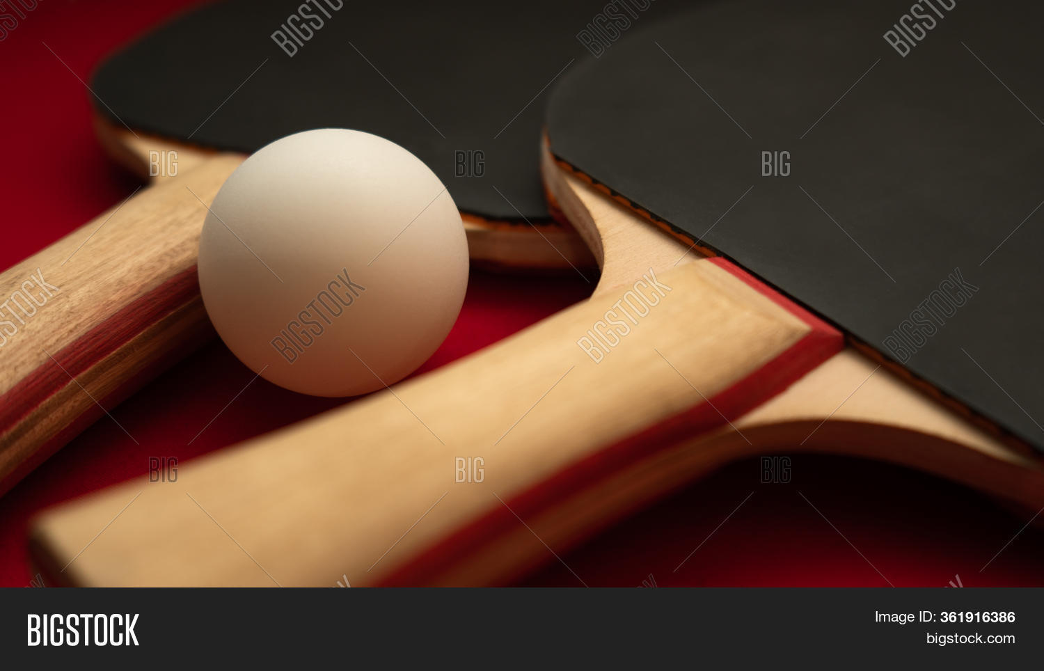 Pair Ping Pong Paddles Image & Photo (Free Trial) Bigstock