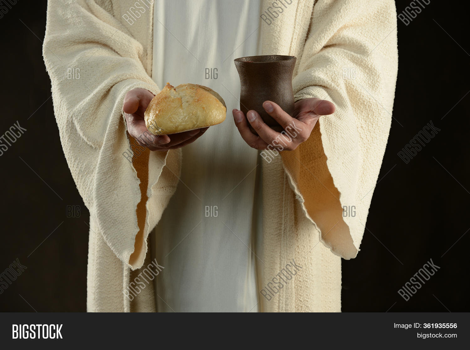 Jesus Holding Offering Image & Photo (Free Trial) Bigstock