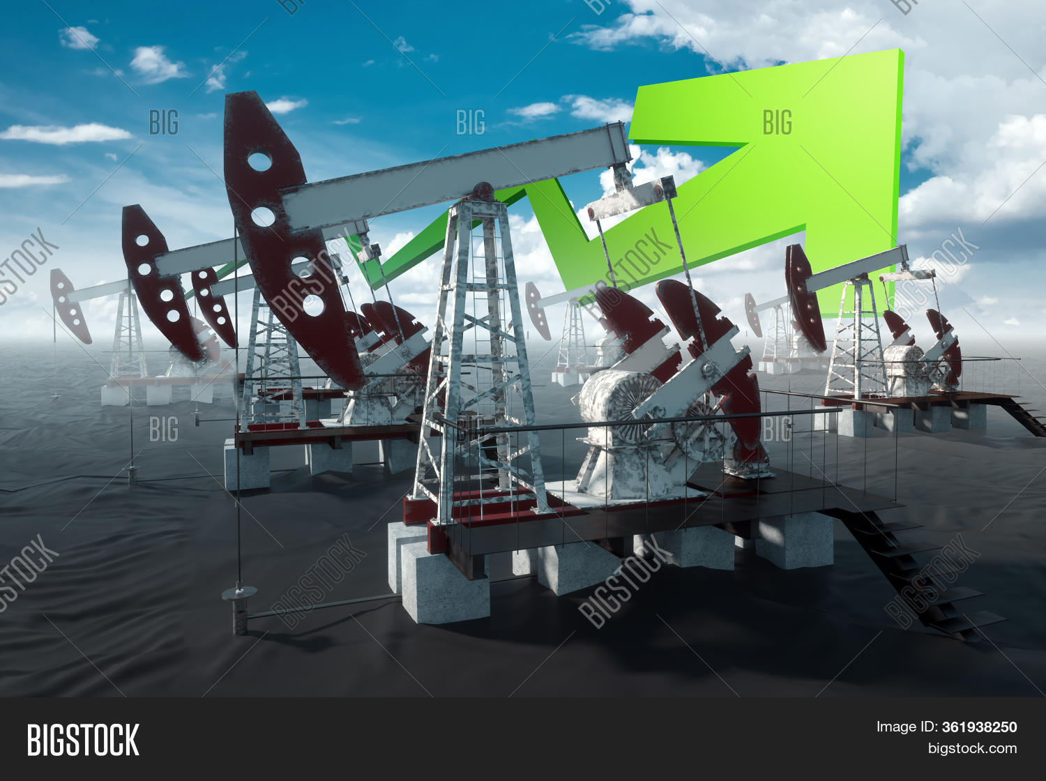 Oil Pump, Oil Rig. Image & Photo (Free Trial) | Bigstock