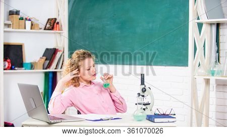 Passionate About Science. Inspiration For Studying. Learning Concept. Scholarship Talented Student. 