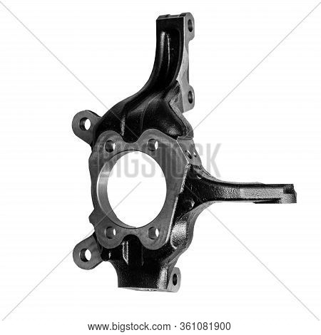 Car Wheel Control Steering Knuckleon A White Background
