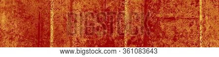 Abstract Red And Yellow Colors Background For Design.