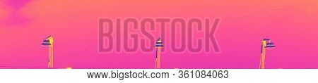 Abstract Pink, Yellow, Violet, Purple And Blue Colors Background For Design.