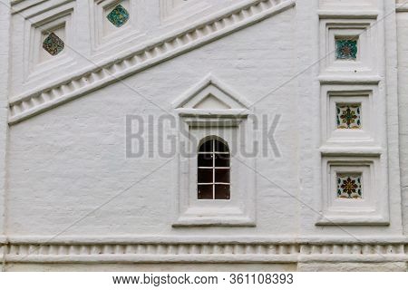 Medieval Windows And Architecture Elements Of Vvedensky Cathedral Of Vvedensky Tolga Convent In Yaro