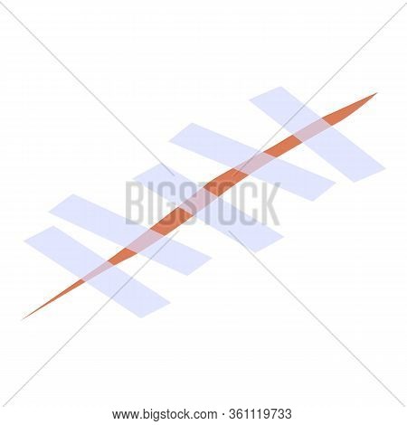 Scotch Suture Icon. Isometric Of Scotch Suture Vector Icon For Web Design Isolated On White Backgrou