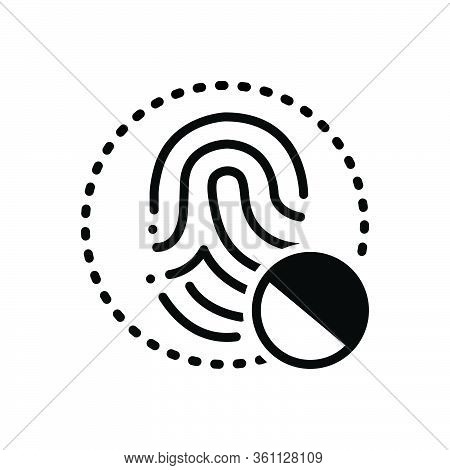 Black Solid Icon For Access-denited Access Denited  Restricted Forbidden