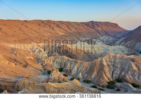Colorful Desert Sand Of Judean Mountains