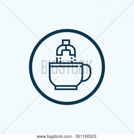 Espresso Coffee Machine Icon. Cartoon Of Espresso Coffee Machine Vector Icon For Web Design Isolated