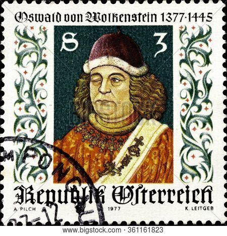 02 11 2020 Divnoe Stavropol Territory Russia The Postage Stamp Austria 1977 The 600th Anniversary Of