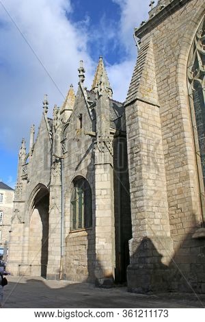 Collegiate Church Of St Albinus In Guerande, France