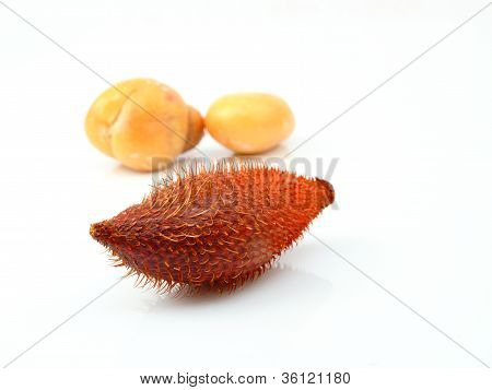 Close Up Of Zalacca Or Salak Fruit
