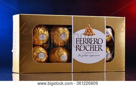 Box Of Ferrero Rocher Chocolate Sweets
